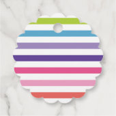 ストライプキャンディランド棒つきキャンデー誕生日パーティー フェイバータグ (裏面)