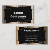 ストライプココア 名刺 (正面/裏面)