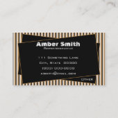 ストライプココア 名刺 (裏面)