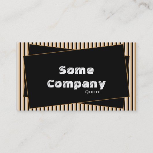 ストライプココア 名刺 (正面)