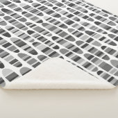 ストライプストローク120123 – 白黒 シェルパブランケット (3/4)