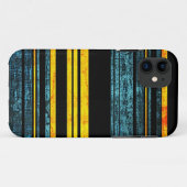 ストライプテクスグランジチャ Case-Mate iPhoneケース (裏面(横))