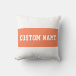 ストライプテンプレートと名前 クッション