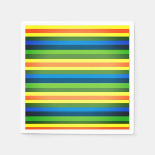 ストライプナプキンス スタンダードカクテルナプキン (正面)