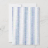ストライプノテカパーソナライズされたード ノートカード (裏面)
