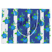 ストライプバラ ラージペーパーバッグ (裏面)