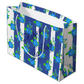 ストライプバラ ラージペーパーバッグ (裏面アングル)