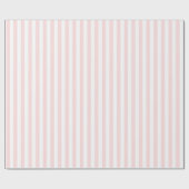 ストライプパステルピンクピーチホワイトラインズVip ラッピングペーパー (フラット)