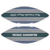 ストライプパタン名前をカスタムする&文字サッカー アメリカンフットボール (パネル)