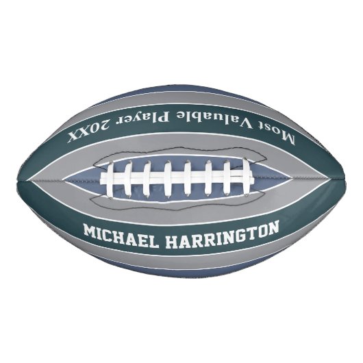 ストライプパタン名前をカスタムする&文字サッカー アメリカンフットボール (正面)