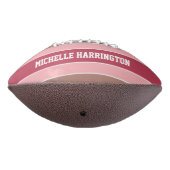 ストライプパタン名前をカスタムする&文字サッカー アメリカンフットボール (回転270)