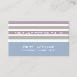 ストライプパターカスタムン名刺 名刺