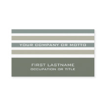 ストライプパターカスタムン名刺