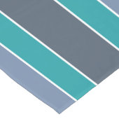 ストライプパターカスタムン文字テーブルランナー ショートテーブルランナー (コーナー)