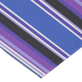 ストライプパターカスタムン文字テーブルランナー ショートテーブルランナー (コーナー)