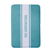 ストライプパターカスタムン文字バスマット バスマット (正面縦)