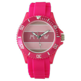 ストライプパターカスタムン時計 腕時計