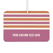 ストライプパターカスタムン車の空気清浄機 カーエアーフレッシュナー (正面)