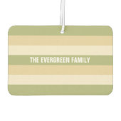 ストライプパターカスタムン車の空気清浄機 カーエアーフレッシュナー (裏面)