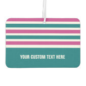 ストライプパターカスタムン車の空気清浄機 カーエアーフレッシュナー (裏面)