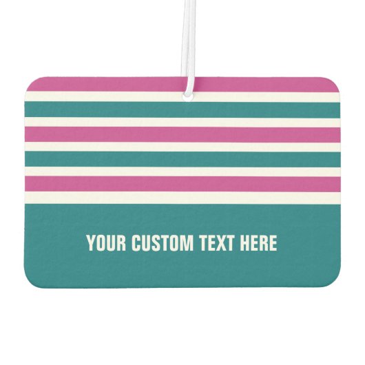 ストライプパターカスタムン車の空気清浄機 カーエアーフレッシュナー (裏面)