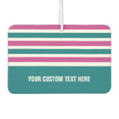 ストライプパターカスタムン車の空気清浄機 カーエアーフレッシュナー (正面)