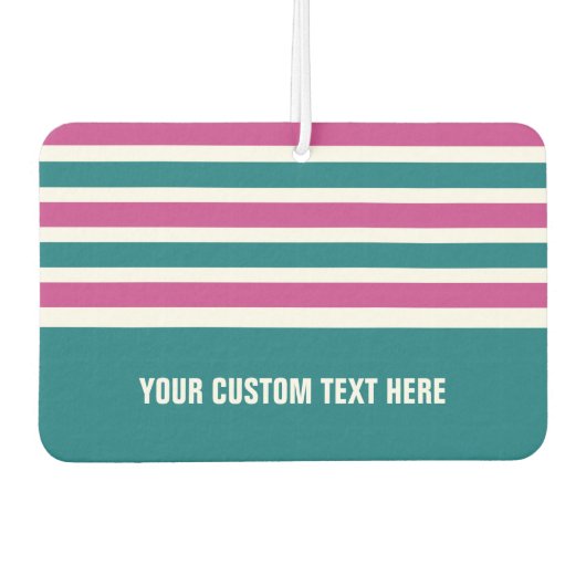 ストライプパターカスタムン車の空気清浄機 カーエアーフレッシュナー (正面)