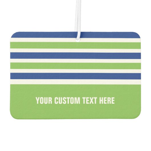 ストライプパターカスタムン車の空気清浄機 カーエアーフレッシュナー (裏面)