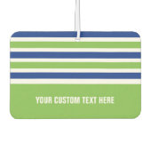 ストライプパターカスタムン車の空気清浄機 カーエアーフレッシュナー (正面)