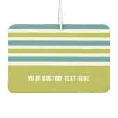 ストライプパターカスタムン車の空気清浄機 カーエアーフレッシュナー (正面)