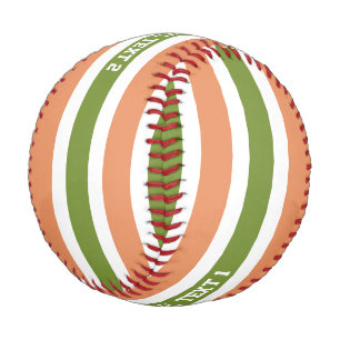 ストライプパターカスタムン野球 野球ボール