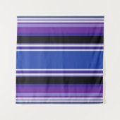 ストライプパターンのタップ タペストリー (正面)