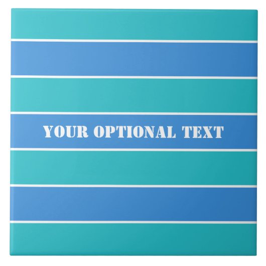 ストライプパターンカスタムタイル タイル (正面)