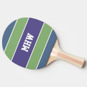 ストライプパターンカスタムモノグラム卓球ラケット 卓球ラケット (横)