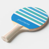 ストライプパターンカスタムモノグラム卓球ラケット 卓球ラケット (正面アングル)