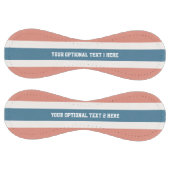 ストライプパターンカスタム文字ソフトボール ソフトボール (パネル)