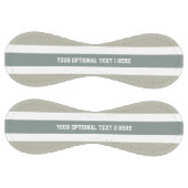 ストライプパターンカスタム文字ソフトボール ソフトボール (パネル)