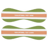 ストライプパターンカスタム文字ソフトボール ソフトボール (パネル)