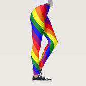 ストライプパターンプライド色レギンス レギンス (右)
