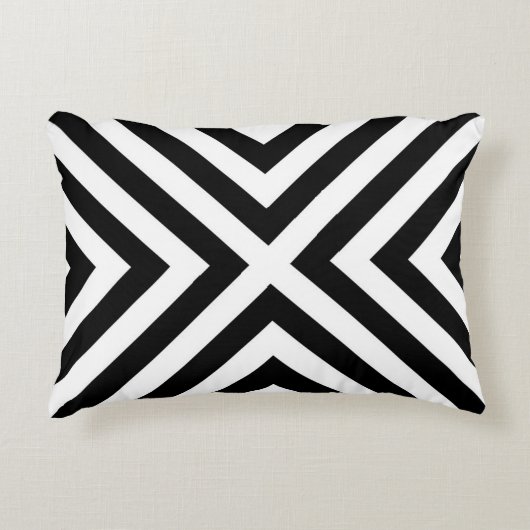 ストライプパターン アクセントクッション (正面)