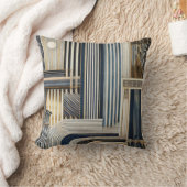ストライプパターン クッション (ブランケット)