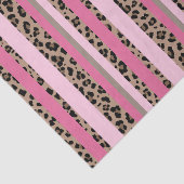 ストライプヒョウとピンク 薄葉紙 (詳細)