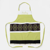 ストライプフローラ エプロン (正面)