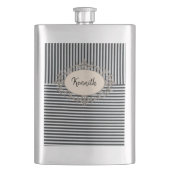 ストライプブラックフラスコ フラスク (正面)