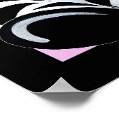 ストライプベビーゼブラ ポスター (角)