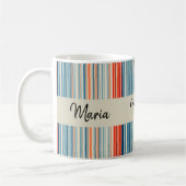 ストライプマグ コーヒーマグカップ (左)