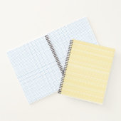 ストライプモダン抽象芸術 ノートブック (内部)