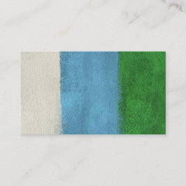 ストライプモダンArt Business Cards - Blue Green 名刺
