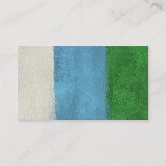 ストライプモダンArt Business Cards - Blue Green 名刺