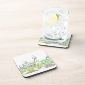 ストライプライトハウスコースター コースター (右側)